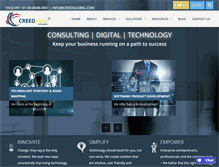 Tablet Screenshot of creedglobal.com